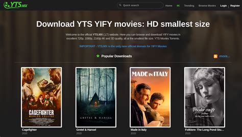 yts proxy mirror|The Official Home of YIFY Movies Torrent Download